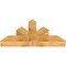 Ekena Millwork Saratoga Rough Sawn Timber Gable Bracket, Western Red Cedar, 48"W x 24"H x 6"D x 6"F, 12/12 Pitch GBW048X24X0606SAR00RWR - alternate 5